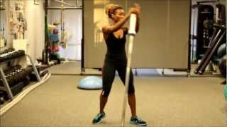 Abs and Obliques! How To Do A Barbell Oblique Twist