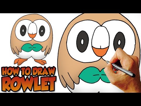 video-linktoworks-How to Draw Rowlet [Pokemon] Steb by Step - YouTube