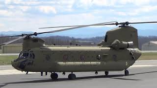 CH 47 Chinook Start & Take Off 18Mar19