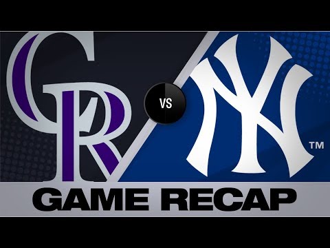 Video: Balanced offense propels Yanks past Rockies | Rockies-Yankees Game Highlights 7/20/19