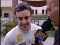 Entrevista Fernando Alonso Bahrein 2008