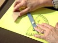 APH Braille / Print Protractor: Part 13, Measuring the angles of 2-D Manipulatives