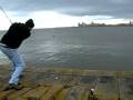 Darren Thornberry Hits Golf Ball in Scotland