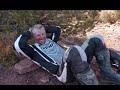 Dirt bike riding in Moab Utah October 2009