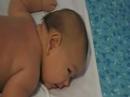 baby Sean on his tummy!