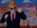 mr satan deve battersi con trunks e rimane ko dopo un solo colpo