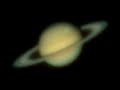 White storm on Saturn through amateur telescope near 2011 opposition