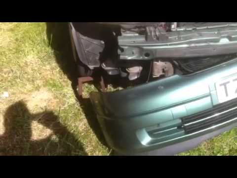 how to remove astra h front bumper