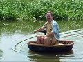 Fun with a Coracle on The back waters of the Ouse Fun with a Coracle on The back waters of the Ouse
