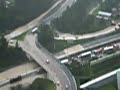Tung Chung North Lantau Road Block by Rain