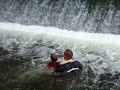 Daniel on the Finesville dam