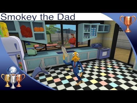 Guide - Octodad Dadliest Catch Smokey the Dad trophy guide. Only you can prevent kitchen fires. For a full trophy guide visit my site - http://www.ps4trophiesgaming....