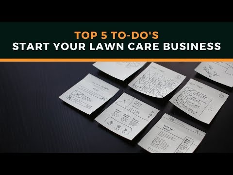 how to run a lawn care business