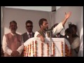 Rahul Gandhi addressing a public rally at Milak (SC), Rampur (UP): 27 February, 2012