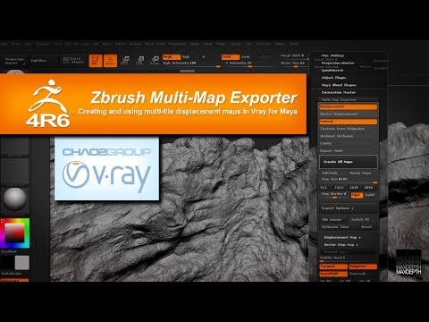 how to apply displacement map in zbrush
