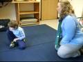 My autistic son Jerry singing with his music teacher in class