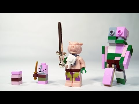 How To Build: LEGO Minecraft Zombie Pigman