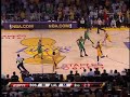 Jordan Farmar Leaps and Hits a Three at the Buzzer