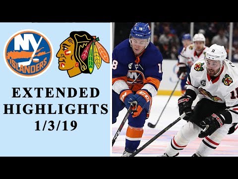 Video: New York Islanders vs.Chicago Blackhawks | EXTENDED HIGHLIGHTS | 1/3/19 | NHL | NBC Sports