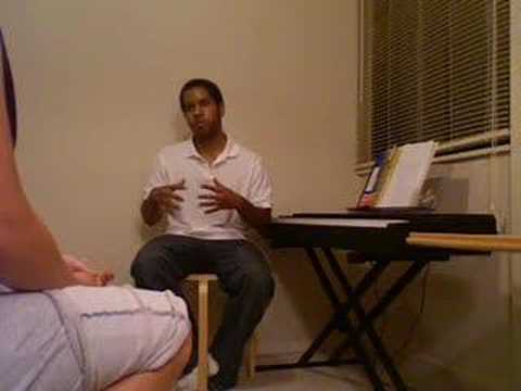 Voice Lesson:  Eric Arceneaux teaches Sara Coleman