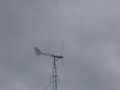 this bergey wind turbine was erected in 1975, recently struck by lighting, it is closer to the road then my 3.7 unit. the family that is living with it now is the 4 family, as you can hear the road NOISE is really bad and with the turbine sounding like geese in a jet engine..it lasted along time..