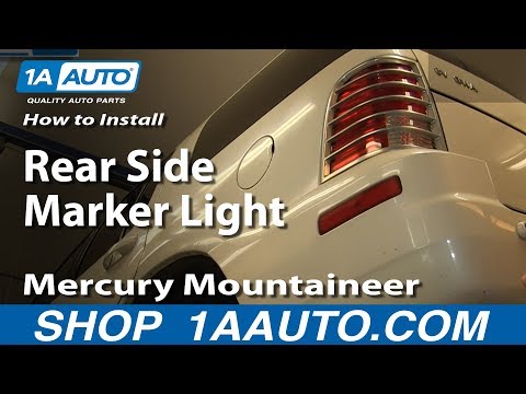 How To Install Replace Rear Side Marker Light 2002-05 Mercury Mountaineer