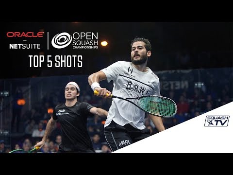 Squash: Top 5 Shots - Semi-Finals - Oracle NetSuite Open 2017