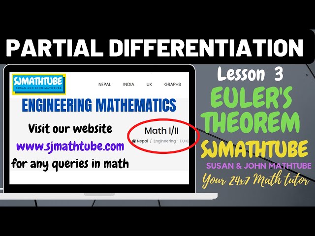 Partial Differentiation (Eulers Theorem) (3)