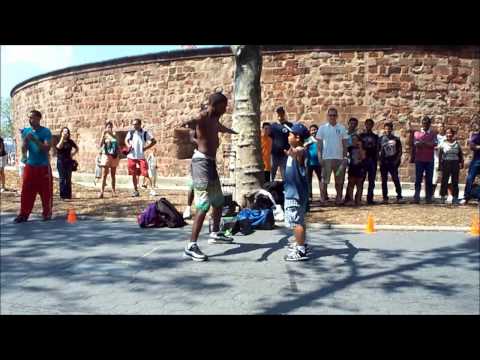 battery park - A street performance my aunt, brother, and I saw after we got off the ferry from Ellis Island. Known internationally, this group is a mix of comedy act, brea...