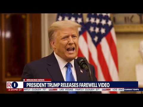 Watch President Trump's farewell speech from White House