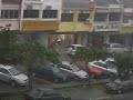 Downpour in Malaysia