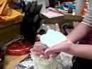 Abbey decided she needed to do a science project for Nick.  While I didn't catch the making of the project, I did manage to catch her demonstration.