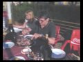Antequera - chuletón a la piedra - huge steak cooked on hot stone at the table
