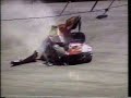 Michael Waltrip crash Bristol 1990 Michael Waltrip crash Bristol 1990