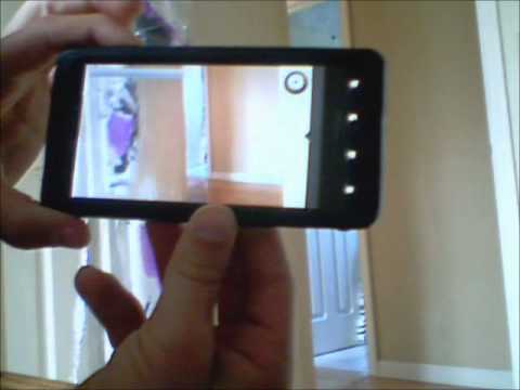 how to zoom on droid x camera