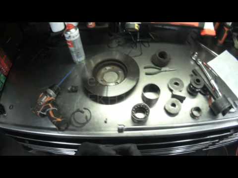 VW A3: (re-uploaded) Removing Front Wheel Bearing (with ABS)