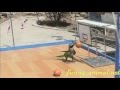 Parrot playing basketball 01