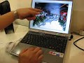 CES 2008 Elantech multitouch trackpad