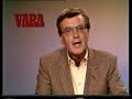 Afkondiging VARA uit 1983 met Joop Smits en eindleader Afkondiging VARA uit 1983 met Joop Smits en eindleader