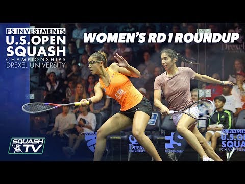 Squash: Women's Rd 1 Roundup - US Open 2018