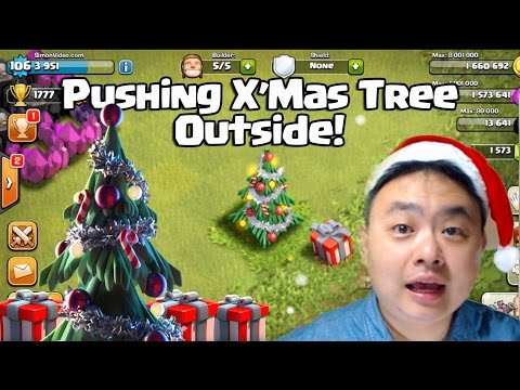 how to grow xmas tree in clash of clans