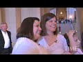 read more: http://tinyurl.com/4wkqbf
lorie and anne mary franks were among the first to wed under california's new law. here's their story.