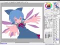 SAIでチルノを描いてみた♪