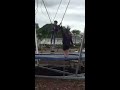 Ruben at Devon cliffs holiday park on the trampoline ! Going ver