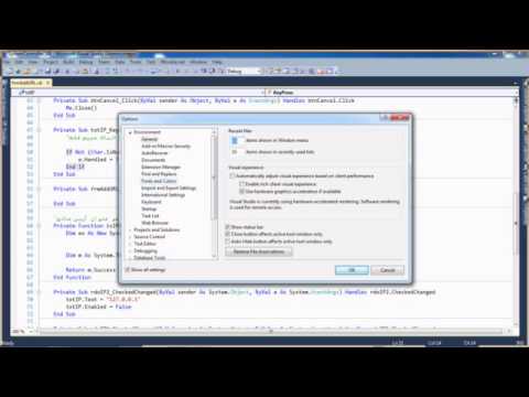 how to enable line numbers in visual studio