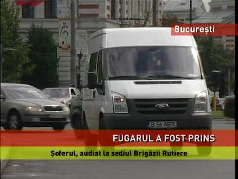 Șoferul fugar care a lovit cinci mașini și a rănit doi oameni, prins de polițiști