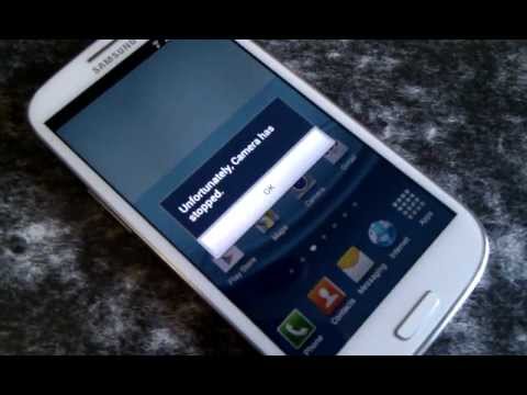 Samsung Galaxy S3 Camera Problem