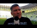 Darek Michalczewski motywuje pi�karzy Lechii Gda�sk