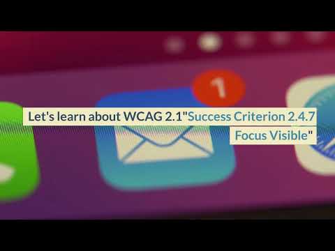 How to implement WCAG 2.1 Success Criterion 2.4.7 Focus Visible in code with examples