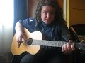 a great song to learn to play if you are just starting on guitar as there are only 3 chords: a, d and e

see my lesson on how to play these chords here  http://www.youtube.com/watch?v=qwe4iognqhm

http://myspace.com/themoot